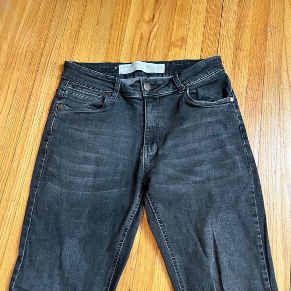 Barbell Jeans Mens 30 Weightlifting Skinny Stretch Black Measures 31x32 - Picture 2 of 10